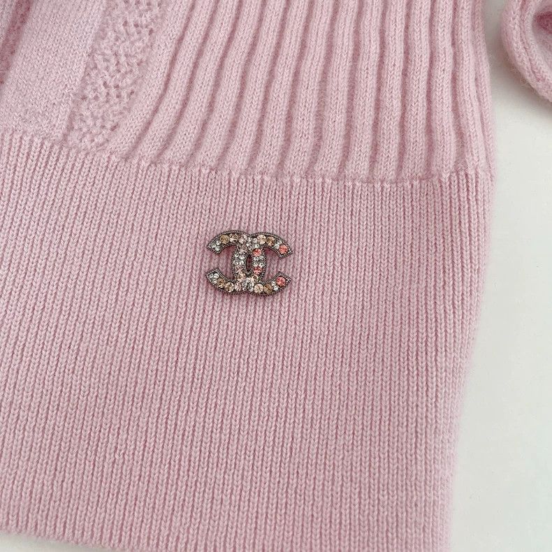 Chanel Chanel Pink Knitted Long Sleeve Top- DMC Size US S / EU 44-46 / 1 - 6 Thumbnail