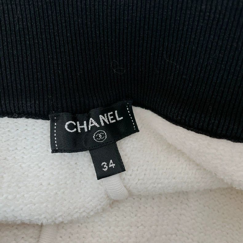 Chanel CHANEL White Casual Pants with Stretch- DMC Size US 34 / EU 50 - 5 Thumbnail