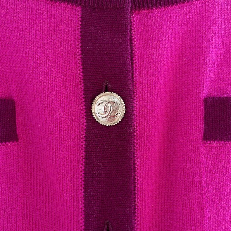 Chanel Chanel Purple Knit Pencil Skirt 20A- DMC Size US 34 / EU 50 - 5 Thumbnail