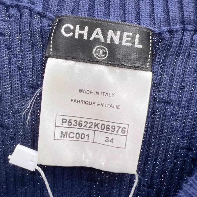 Chanel Chanel Color Block Sleeveless Top Size 34- DMC Size US S / EU 44-46 / 1 - 4 Thumbnail