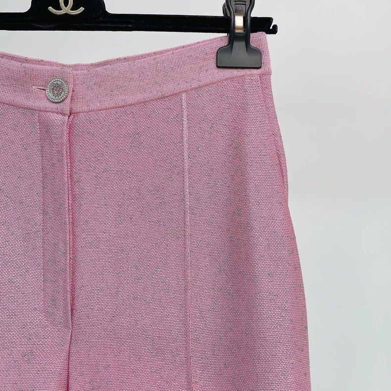 Chanel Chanel Pink Casual Pants for Women- DMC Size US 38 / EU 54 - 3 Thumbnail