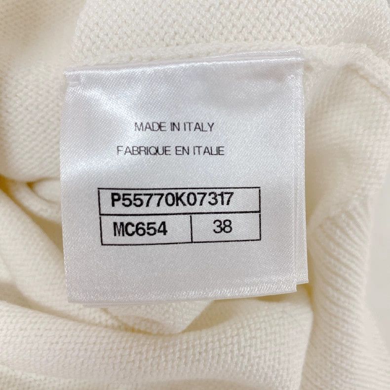 Chanel CHANEL White Knitted Camisole Top- DMC Size US M / EU 48-50 / 2 - 5 Thumbnail