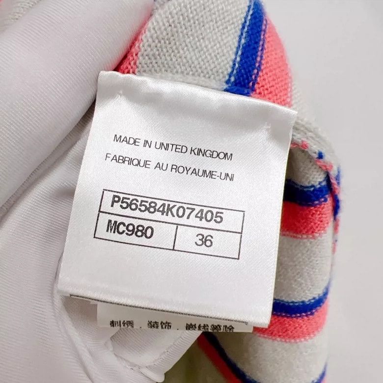 Chanel Chanel Striped Knit Sleeveless Top Size 36- DMC Size US S / EU 44-46 / 1 - 8 Thumbnail