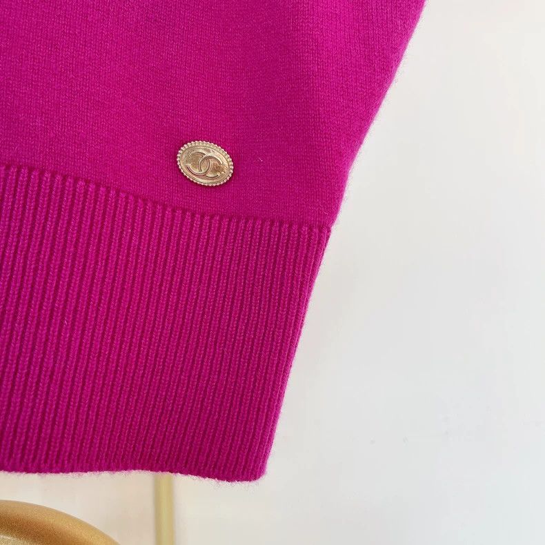 Chanel Chanel Color Block Knit Crop Tank Top- DMC Size US S / EU 44-46 / 1 - 3 Thumbnail