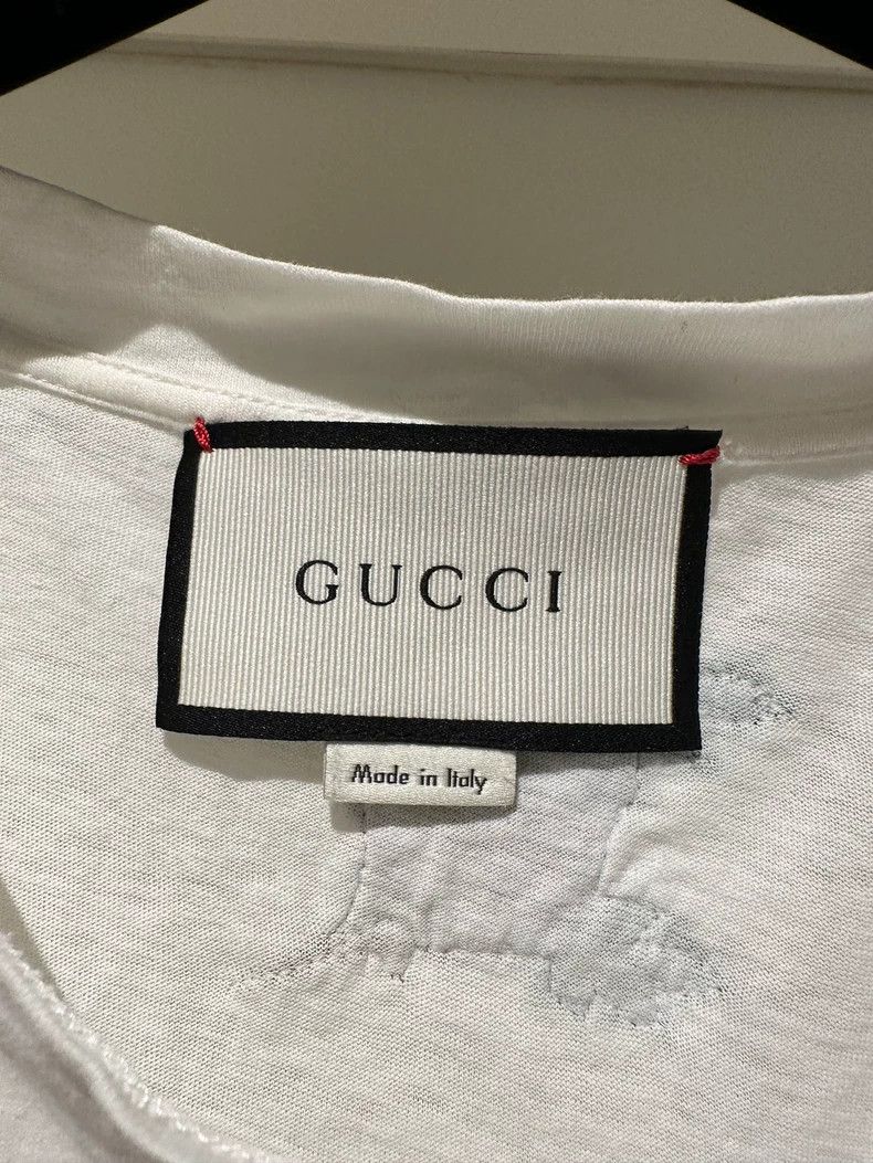 Gucci Gucci Vintage Logo T-Shirt with Floral Embroidery- DMC Size US M / EU 48-50 / 2 - 4 Thumbnail
