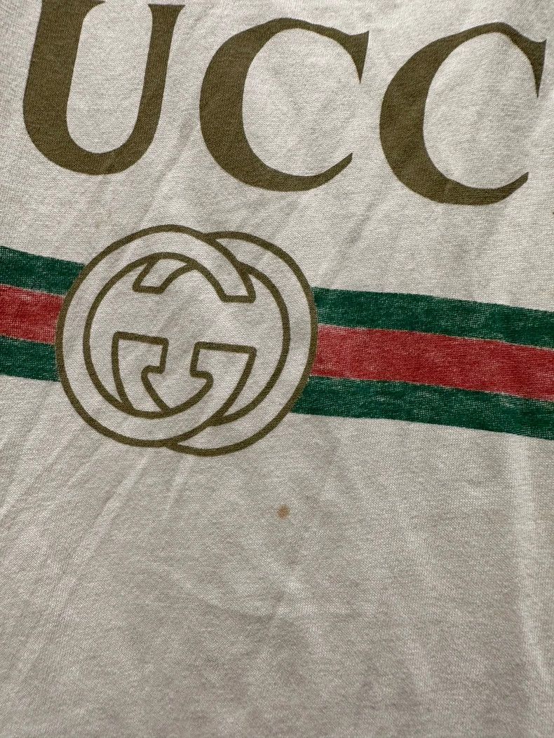 Gucci Gucci Vintage Logo T-Shirt with Floral Embroidery- DMC Size US M / EU 48-50 / 2 - 3 Thumbnail