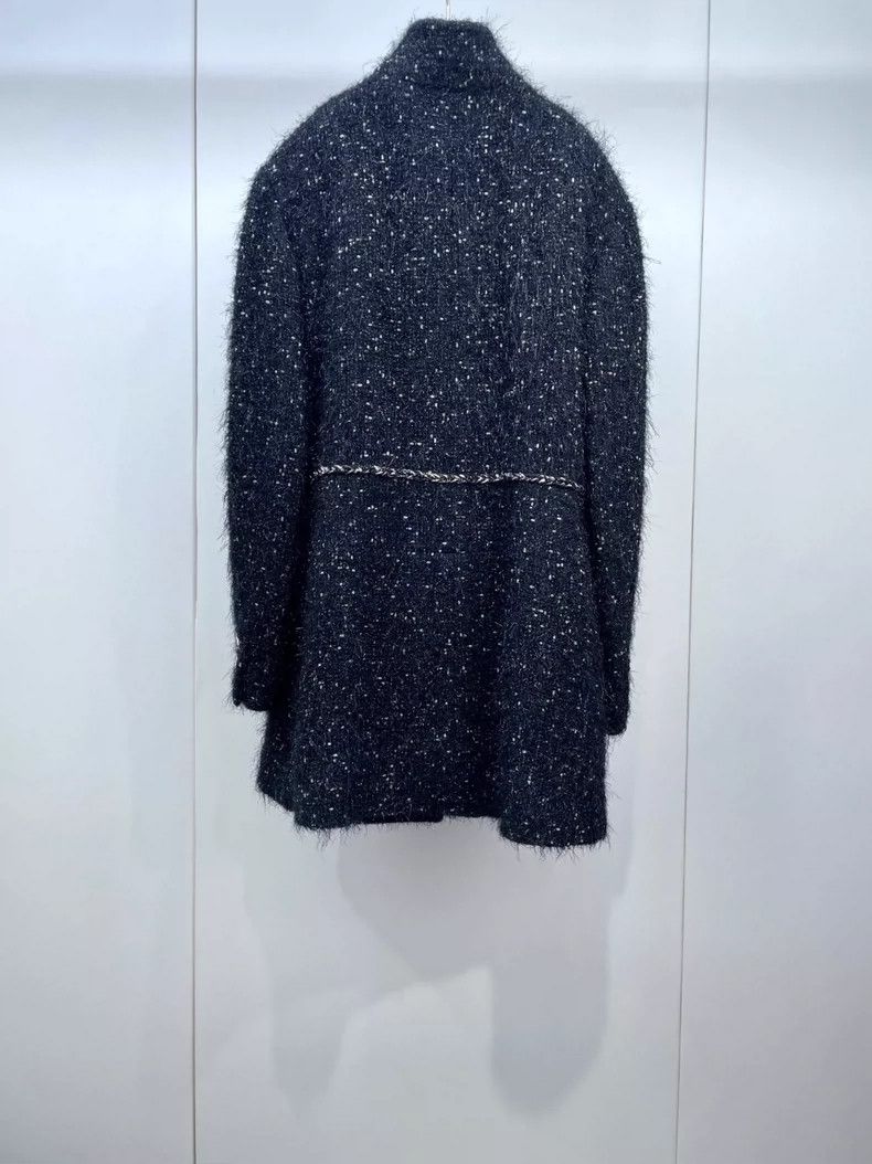 Chanel Chanel Handcrafted Mid-Length Coat with Buttons- DMC Size US M / EU 48-50 / 2 - 2 Thumbnail