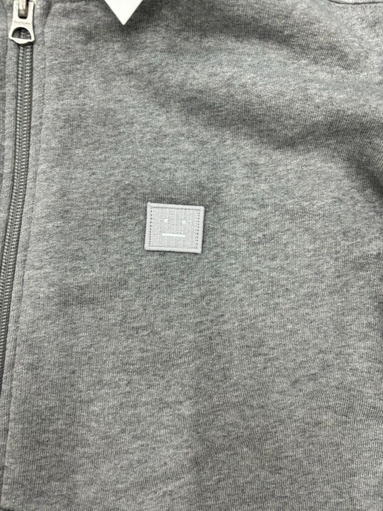 Acne Studios Acne Studios Gray Zip-Up Hooded Sweatshirt- DMC Size US XXS / EU 40 - 4 Thumbnail