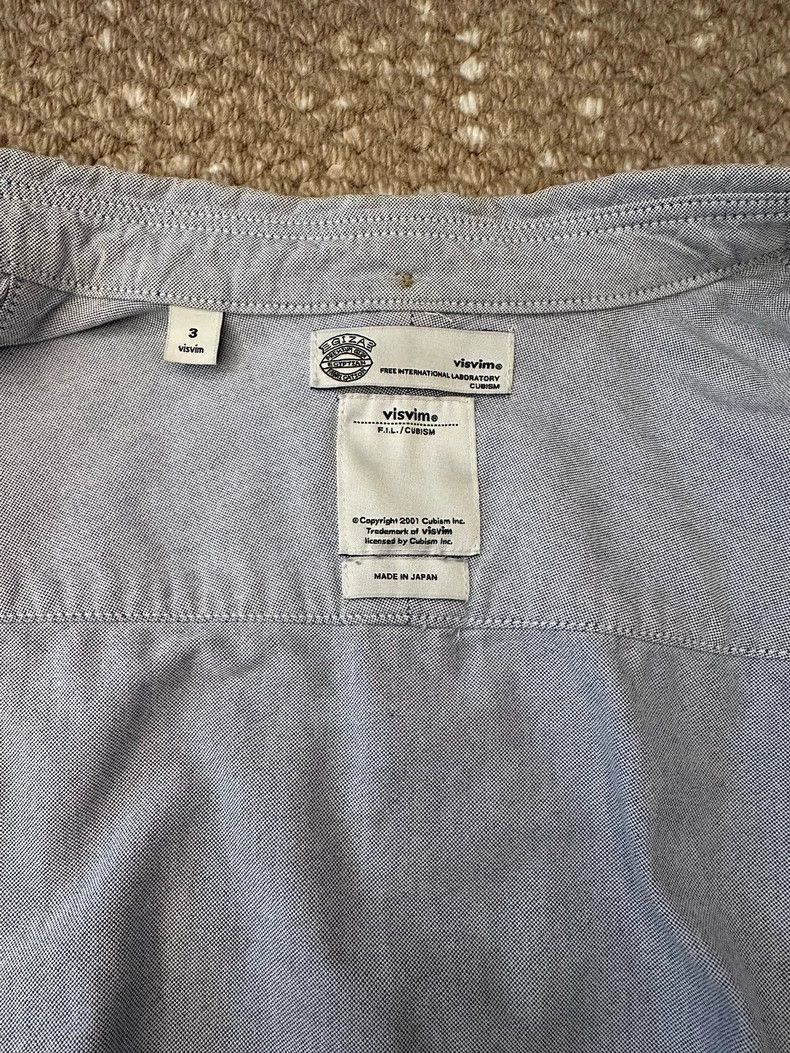 Visvim Visvim Albacore Long Sleeve Shirt with Printed Sleeves- DMC Size US M / EU 48-50 / 2 - 3 Thumbnail