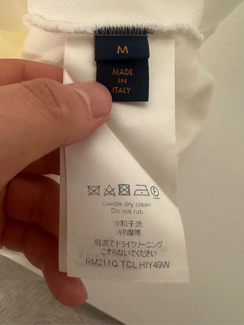 Louis Vuitton Louis Vuitton White Pocket Short Sleeve Shirt- DMC Size US M / EU 48-50 / 2 - 4 Thumbnail