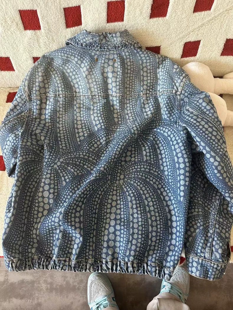 Louis Vuitton LV x Yayoi Kusama Zip Denim Jacket- DMC Size US L / EU 52-54 / 3 - 2 Thumbnail