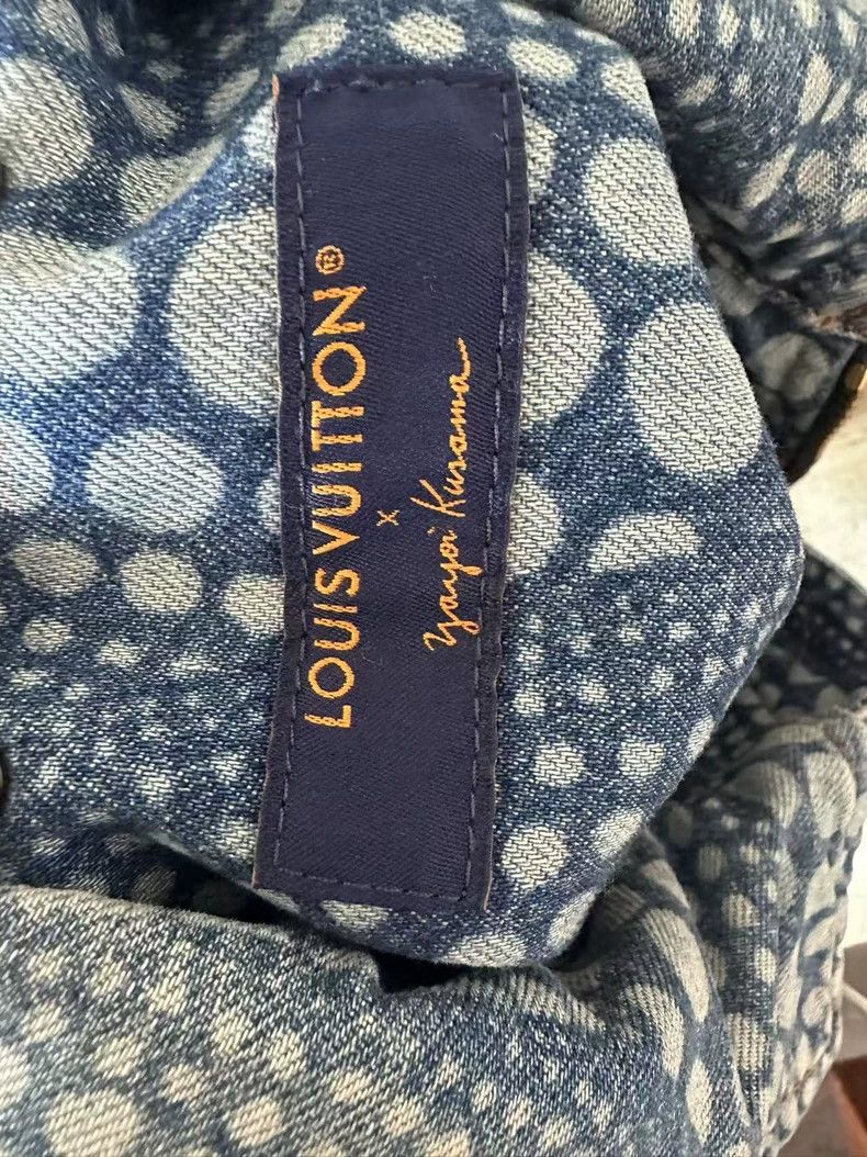 Louis Vuitton LV x Yayoi Kusama Zip Denim Jacket- DMC Size US L / EU 52-54 / 3 - 3 Thumbnail