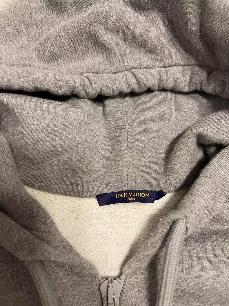 Louis Vuitton Stylish Gray Hoodie with Neon Embroidery- DMC Size US L / EU 52-54 / 3 - 2 Thumbnail