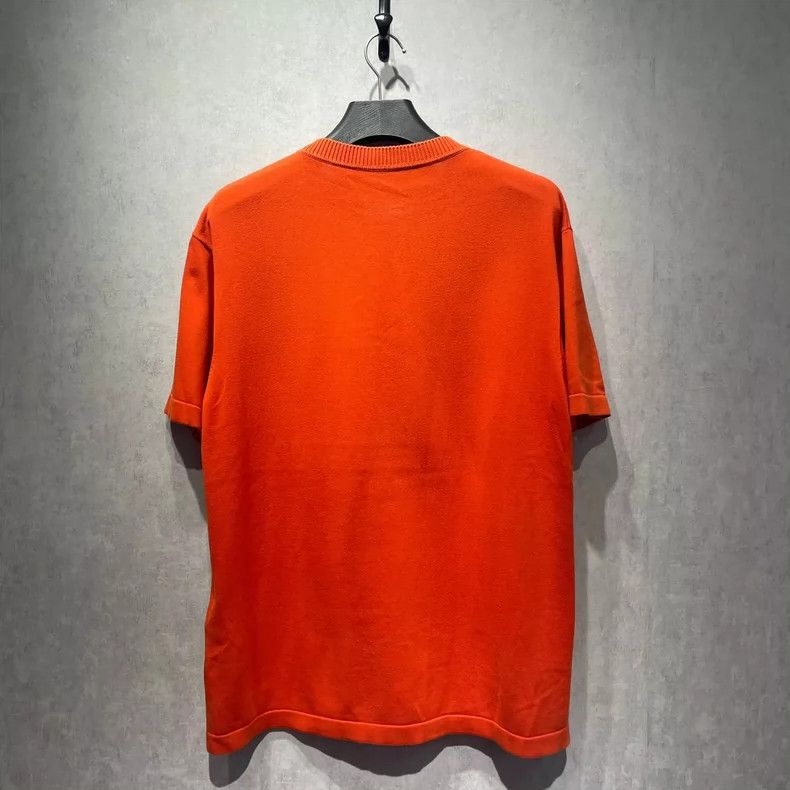 Louis Vuitton Louis Vuitton Logo Embroidered Short Sleeve Knit- DMC Size US L / EU 52-54 / 3 - 2 Thumbnail