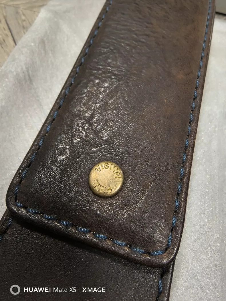Visvim VISVIM Veggie Pen Case in Wild Bison Leather- DMC Size ONE SIZE - 2 Thumbnail