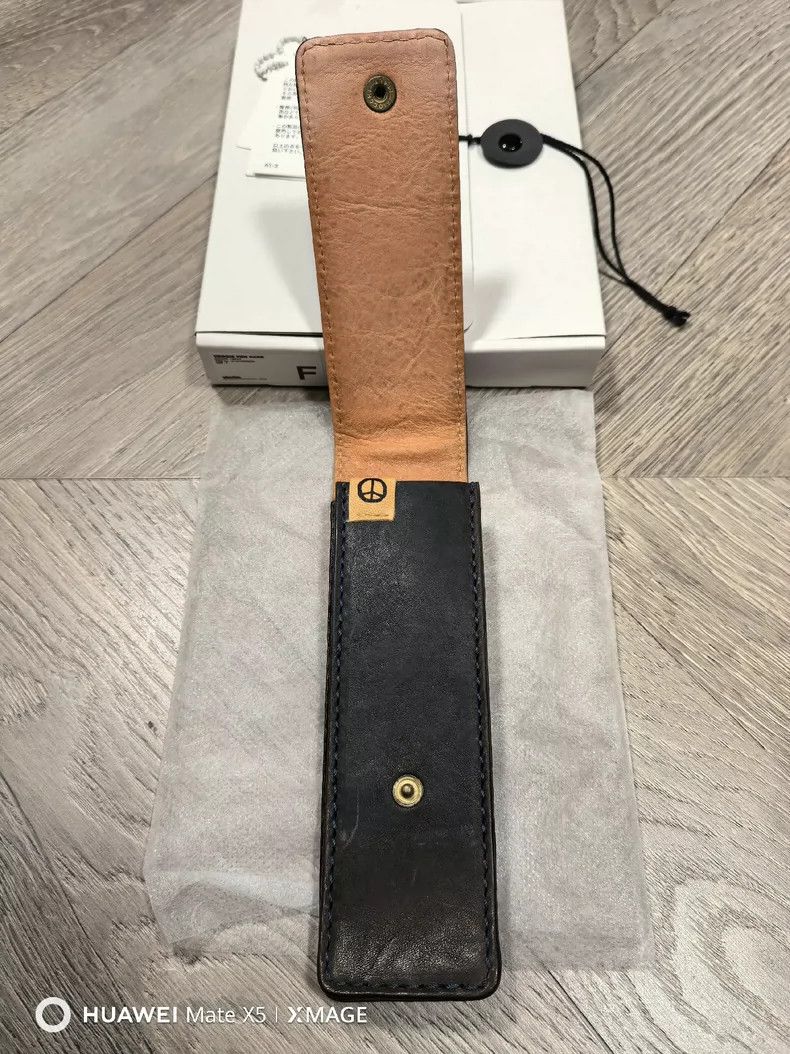 Visvim VISVIM Veggie Pen Case in Wild Bison Leather- DMC Size ONE SIZE - 4 Thumbnail
