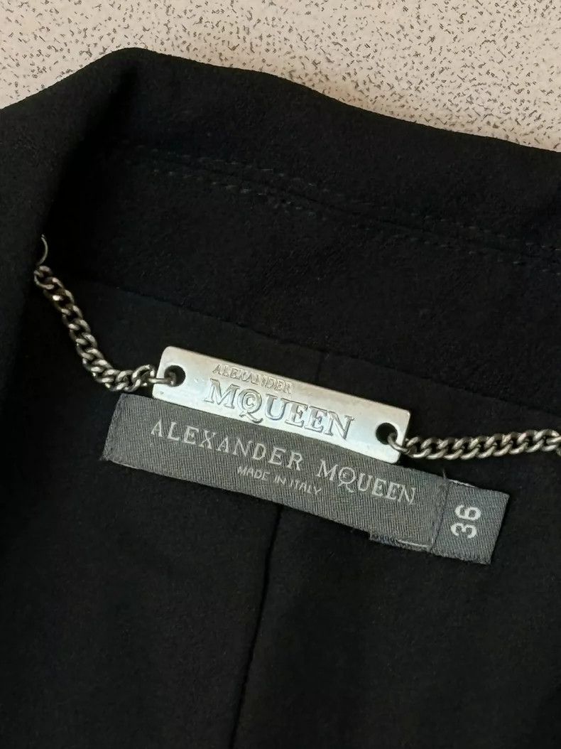 Alexander McQueen Alexander McQueen Black Blazer Jacket- DMC Size US S / EU 44-46 / 1 - 3 Thumbnail