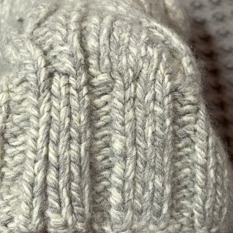 Visvim Thick Cable Knit Wool Cold Beanie Hat- DMC Size ONE SIZE - 9 Thumbnail