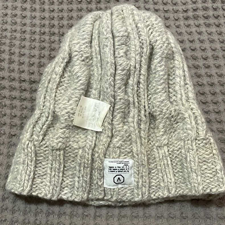 Visvim Thick Cable Knit Wool Cold Beanie Hat- DMC Size ONE SIZE - 8 Thumbnail