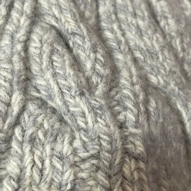 Visvim Thick Cable Knit Wool Cold Beanie Hat- DMC Size ONE SIZE - 7 Thumbnail