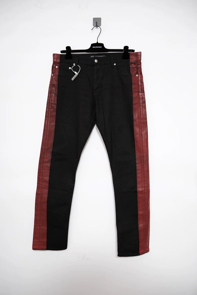 Alexander McQueen Alexander McQueen Unique Black and Red Jeans- DMC Size US 34 / EU 50 - 2 Thumbnail