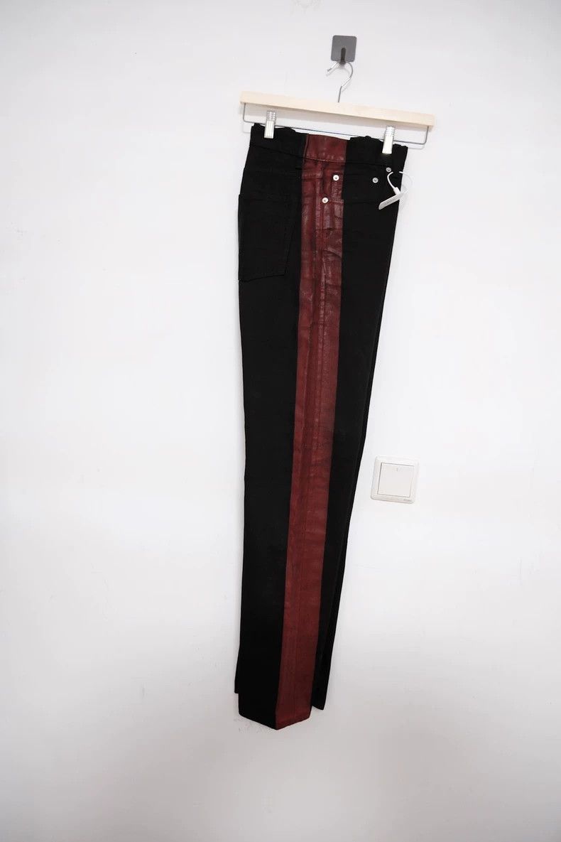 Alexander McQueen Alexander McQueen Unique Black and Red Jeans- DMC Size US 34 / EU 50 - 6 Thumbnail