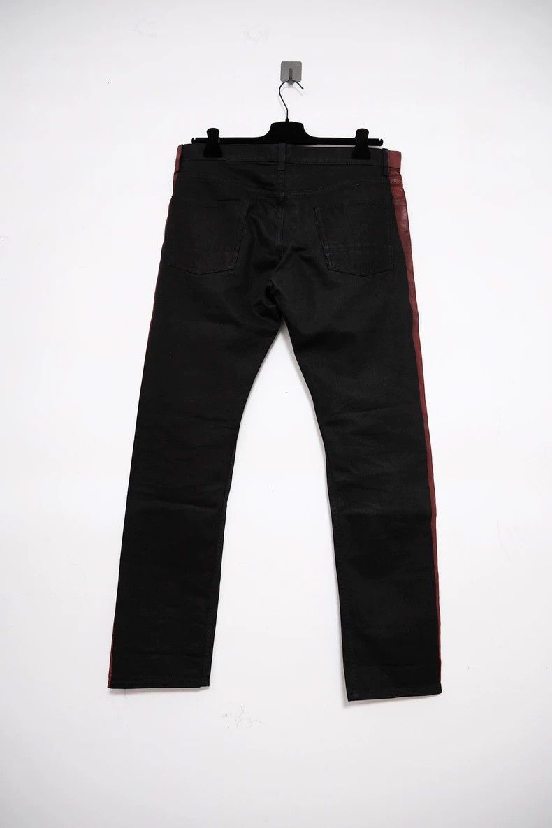 Alexander McQueen Alexander McQueen Unique Black and Red Jeans- DMC Size US 34 / EU 50 - 4 Thumbnail