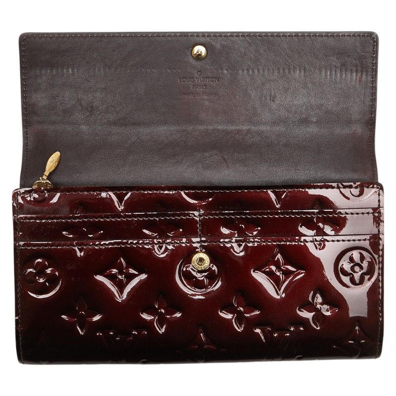 Louis Vuitton Louis Vuitton Louis Vuitton Portefeuille Sarah Monogram Vernis Long Wallet Enamel Long Wallet M93577 DUTY FREE for USA Size ONE SIZE - 4 Thumbnail