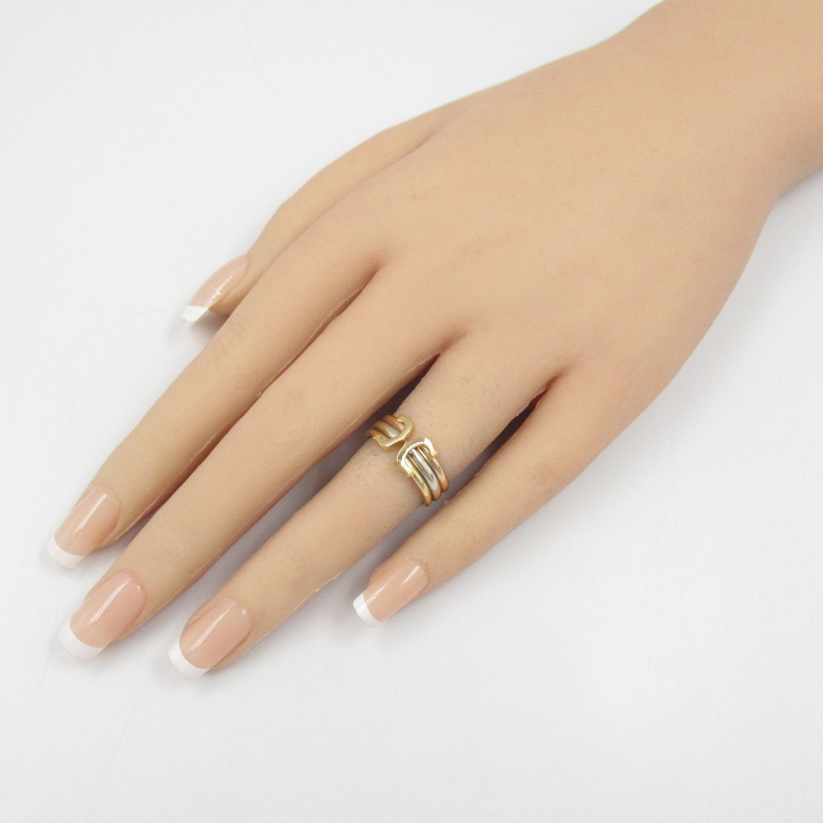 カルティエ 2Cリング Au750 サイズ7 カルティエ/2C リング/Cartier/2C Ring/AU750 - 江口洋品店 江口