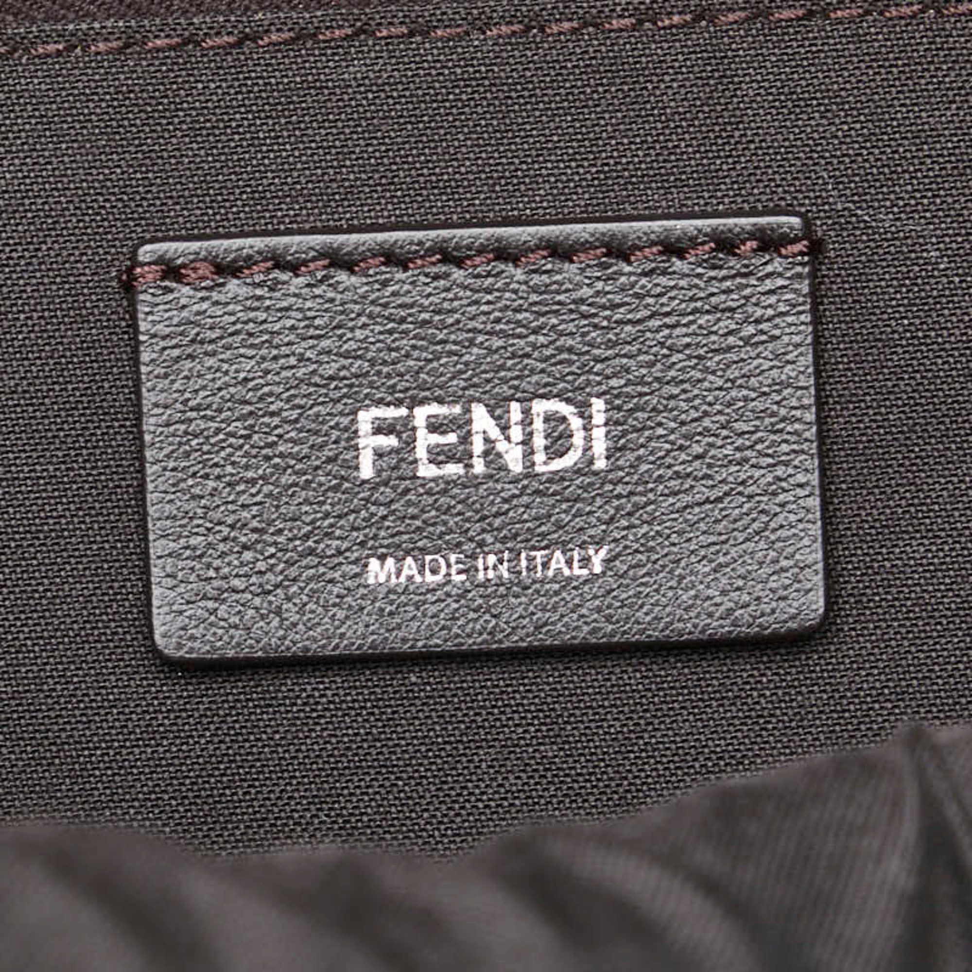 Fendi FENDI Studded Chain Backpack 8BZ038 Red Leather Women's Size ONE SIZE - 10 Thumbnail