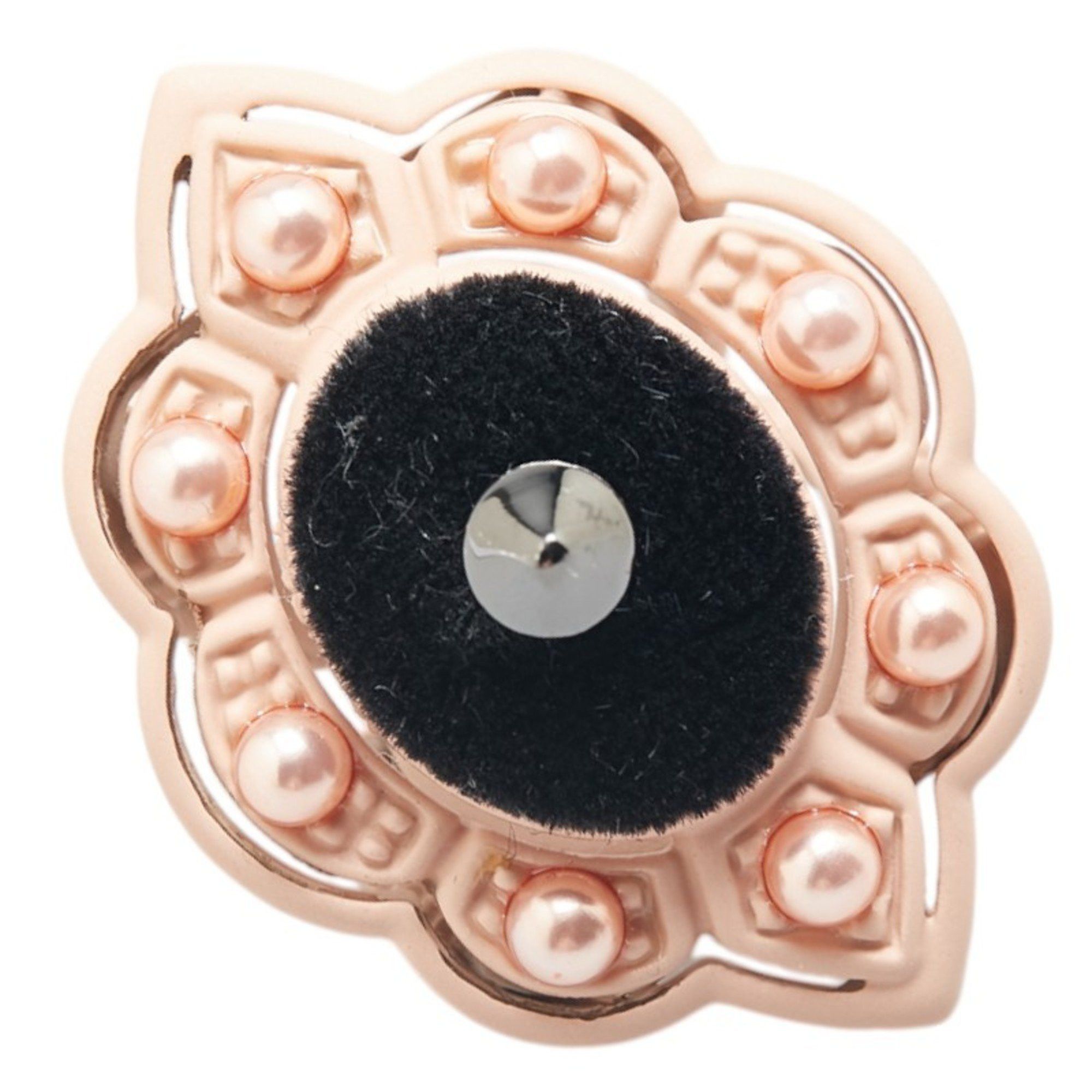 Gucci Gucci Stud Ring 2-piece set Pink Plastic Faux Pearl Velvet Women's GUCCI Size ONE SIZE - 2 Thumbnail
