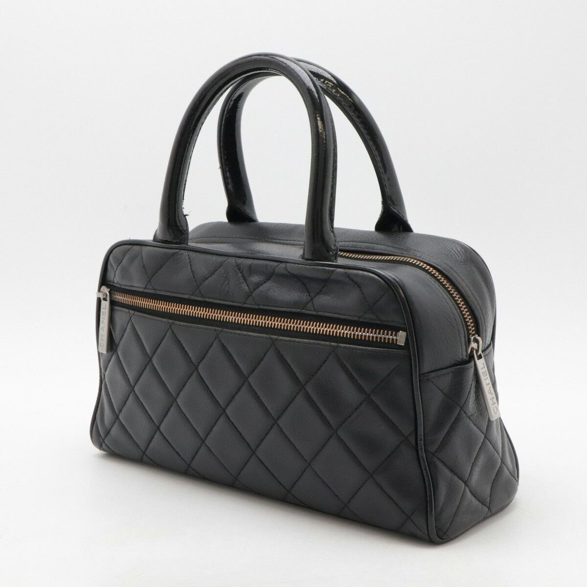 Chanel Chanel Chanel Matelasse Caviar Skin Mini Boston Bag Leather Handbag A15685 Size ONE SIZE - 2 Thumbnail