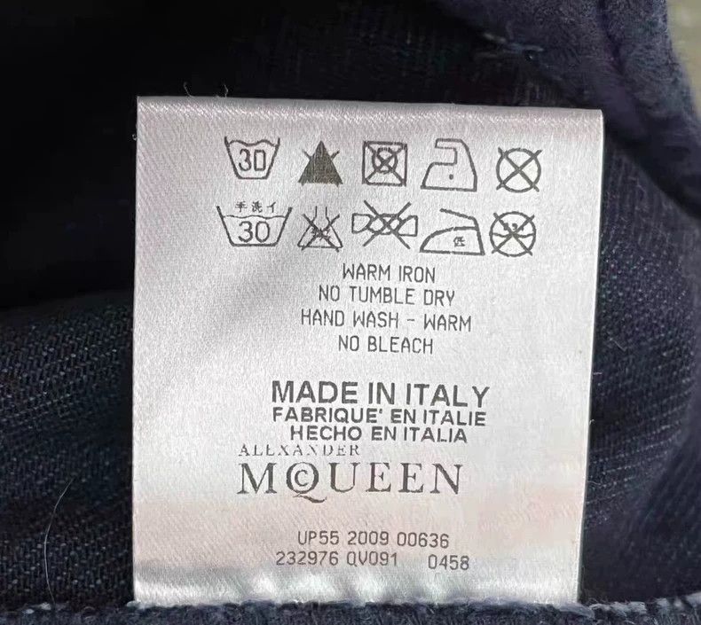 Alexander McQueen ALEXANDER MCQUEEN Men's Denim Shorts Size 44- DMC Size US 31 - 6 Thumbnail