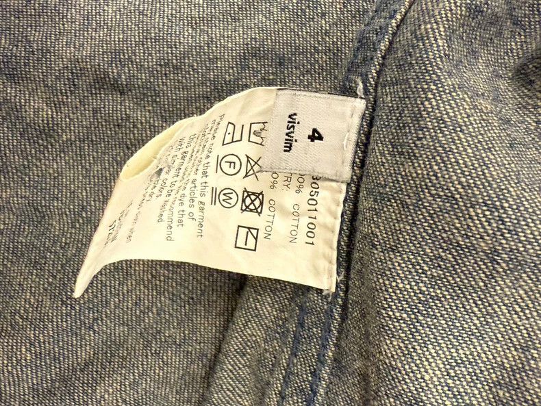 Visvim Visvim Lhamo Shirt in Indigo Denim- DMC Size US M / EU 48-50 / 2 - 3 Thumbnail