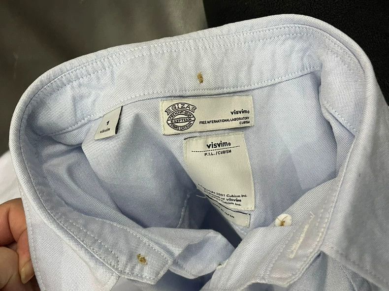 Visvim Visvim Light Blue Flag Shirt- DMC Size US S / EU 44-46 / 1 - 4 Thumbnail