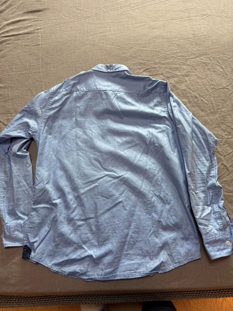 Visvim Visvim Lightweight Blue Long Sleeve Shirt- DMC Size US M / EU 48-50 / 2 - 2 Thumbnail