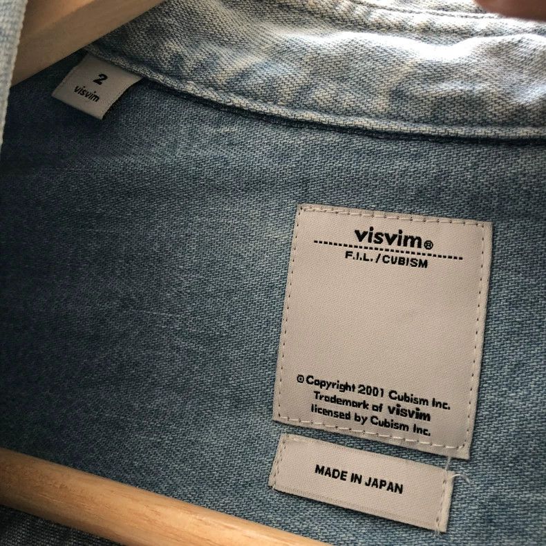 Visvim VisVim Denim Shirt with Red Bandana Pattern- DMC Size US S / EU 44-46 / 1 - 3 Thumbnail