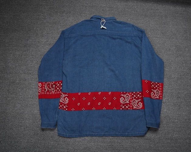 Visvim VISVIM KERCHEIF TUNIC Shirt in Blue- DMC Size US S / EU 44-46 / 1 - 2 Thumbnail