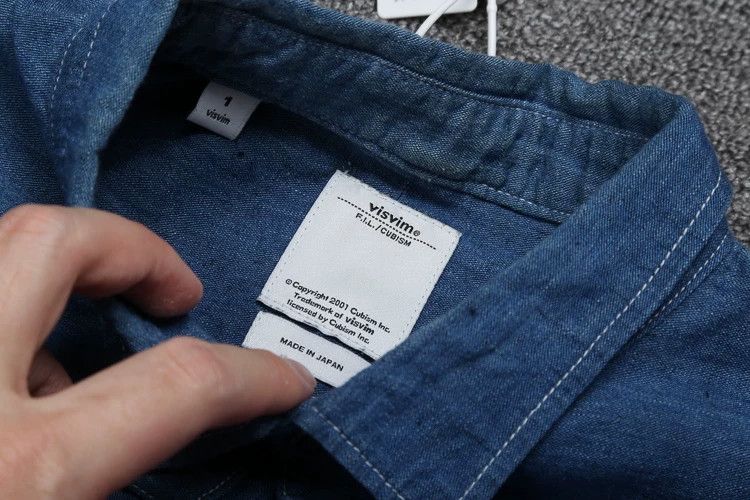 Visvim VISVIM KERCHEIF TUNIC Shirt in Blue- DMC Size US S / EU 44-46 / 1 - 6 Thumbnail