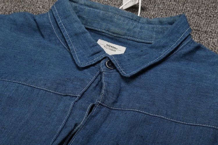 Visvim VISVIM KERCHEIF TUNIC Shirt in Blue- DMC Size US S / EU 44-46 / 1 - 5 Thumbnail