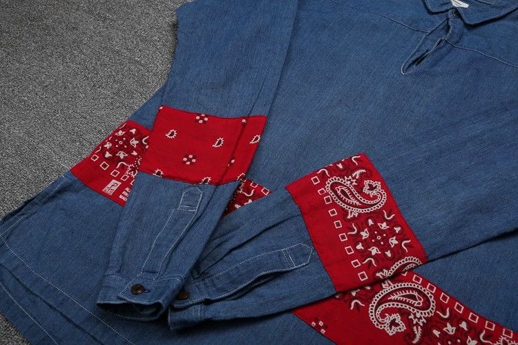 Visvim VISVIM KERCHEIF TUNIC Shirt in Blue- DMC Size US S / EU 44-46 / 1 - 4 Thumbnail