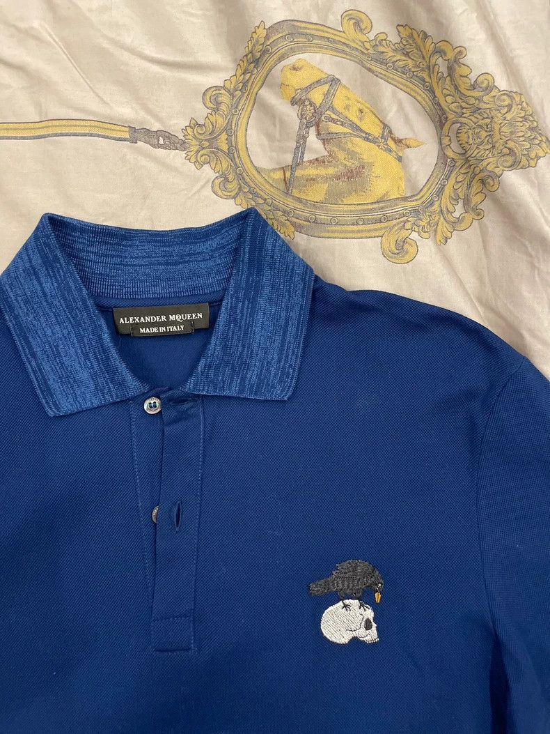 Alexander McQueen ALEXANDER MCQUEEN Men's Polo Shirt- DMC Size US M / EU 48-50 / 2 - 2 Thumbnail