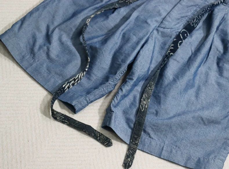 Visvim VISVIM ICT Hakama Shorts Kofu Ancient Fabric- DMC Size US 31 - 4 Thumbnail