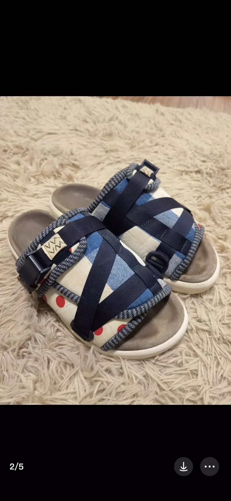 Visvim VISVIM Christo Collage Casual Sandals- DMC Size US 9 / EU 42 - 2 Thumbnail