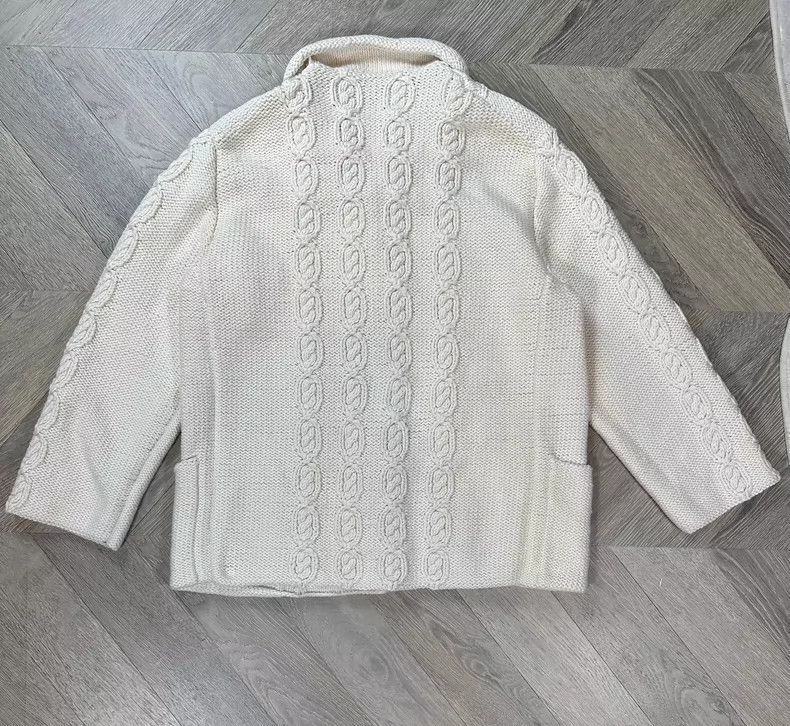 Visvim VISVIM Bucky Coverall Cable Knit Sweater- DMC Size US M / EU 48-50 / 2 - 3 Thumbnail