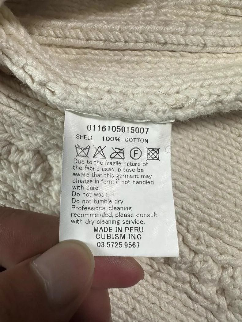 Visvim VISVIM Bucky Coverall Cable Knit Sweater- DMC Size US M / EU 48-50 / 2 - 5 Thumbnail