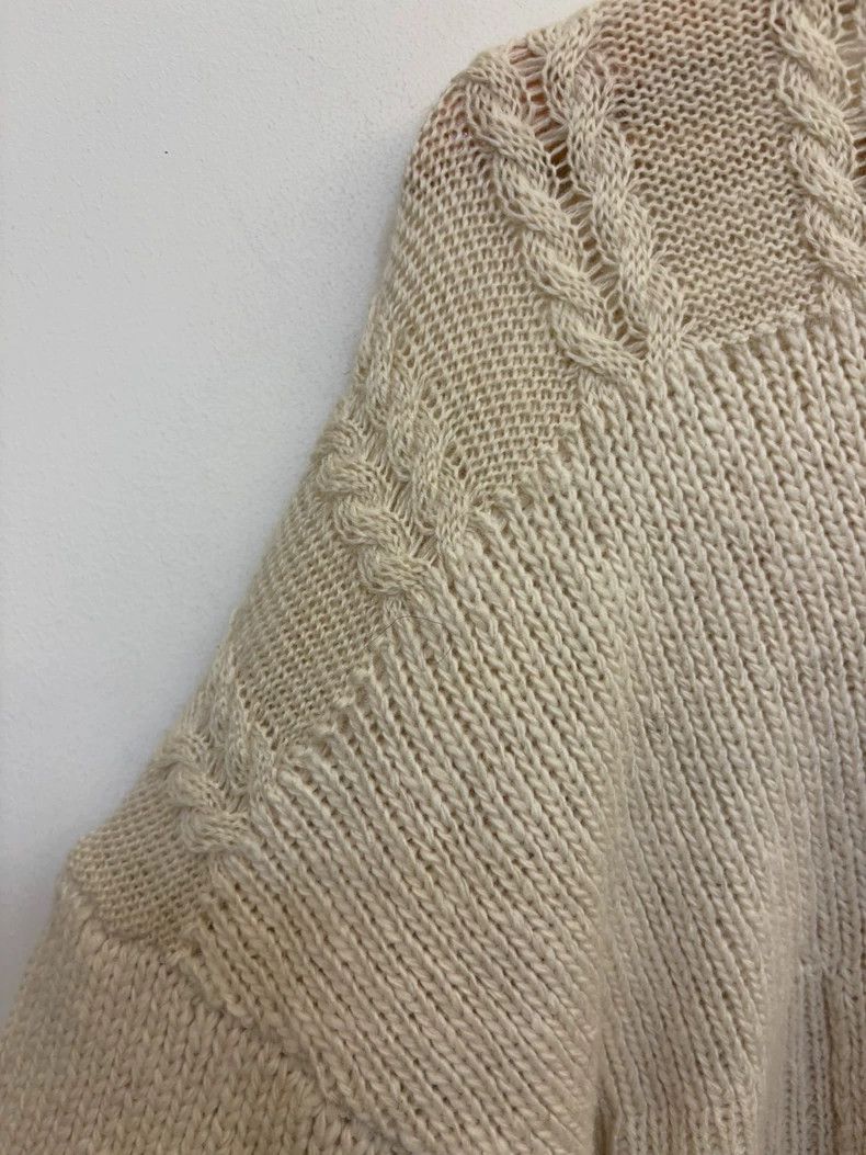 Visvim Handmade Peruvian Knitted Sweater in Beige- DMC Size US L / EU 52-54 / 3 - 7 Thumbnail