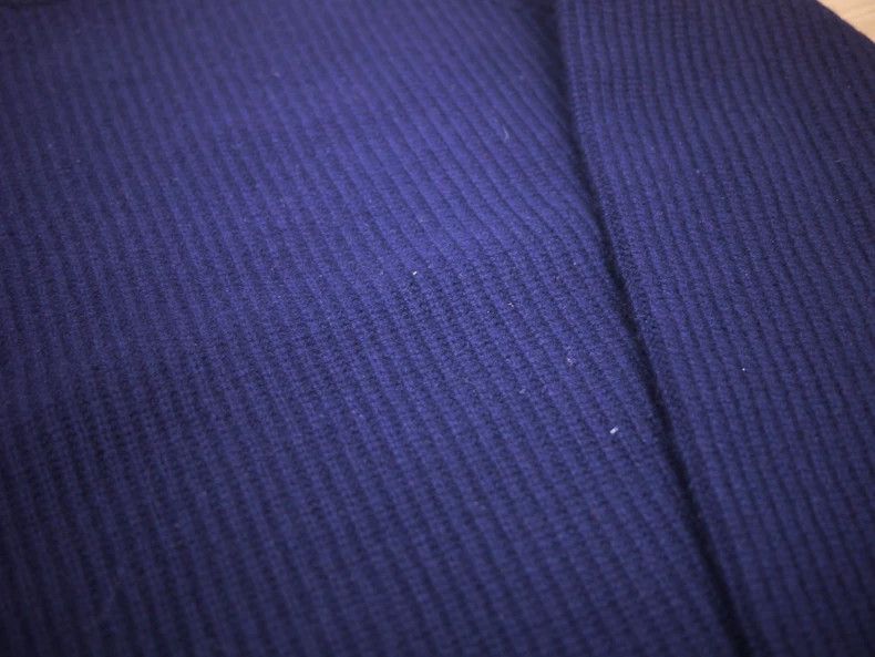 Visvim VISVIM Turtleneck Sweater Knit in Navy- DMC Size US L / EU 52-54 / 3 - 4 Thumbnail