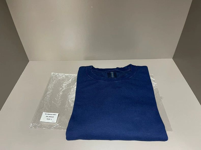 Visvim VISVIM Indigo Dyed Sweatshirt Size 2- DMC Size US M / EU 48-50 / 2 - 7 Thumbnail
