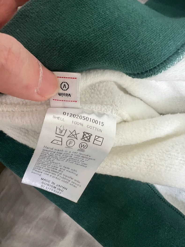 Visvim Visvim Jumbo Crash Sweat Green Ivory- DMC Size US S / EU 44-46 / 1 - 5 Thumbnail